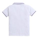 Hopscotch Boys Pink Solid Polo T-Shirt - Image 2