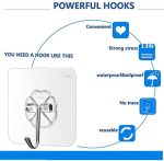 Misamo Enterprise PVC Wall Hooks, Pack of 15, Transparent - Image 6