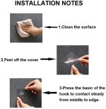 Misamo Enterprise PVC Wall Hooks, Pack of 15, Transparent - Image 5