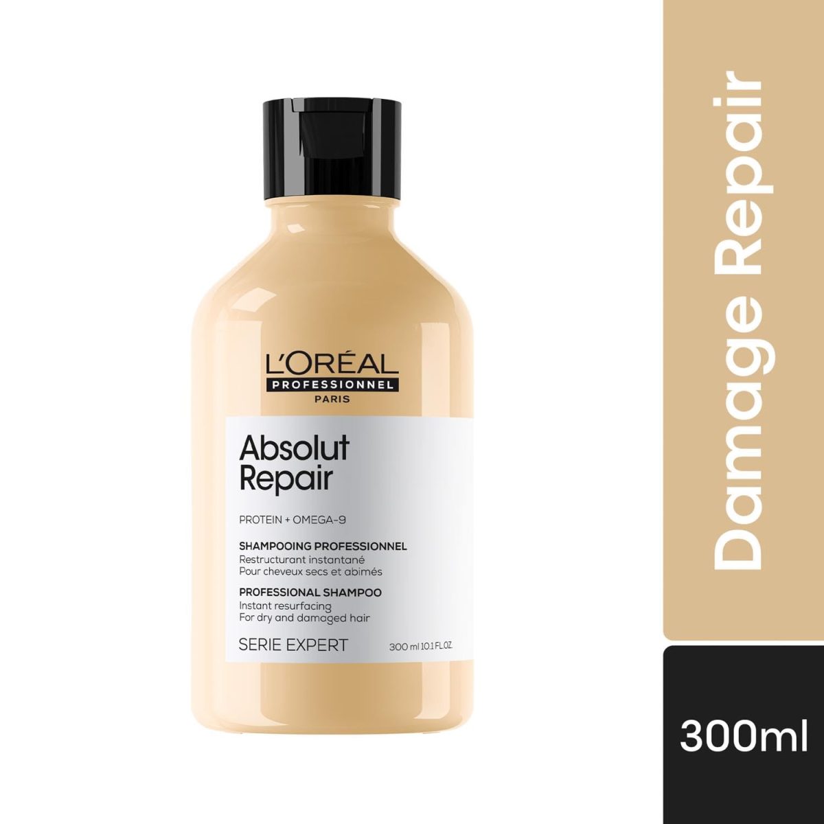 L'Oréal Professionnel Absolut Repair Shampoo for Dry & Damaged Hair - 300ml | Professional shampoo for Strengthening and Repairing Hair, With Protein & Omega-9, For Men & Women - Image 10