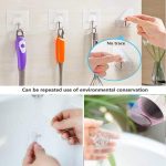 Misamo Enterprise PVC Wall Hooks, Pack of 15, Transparent - Image 8