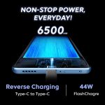 iQOO Z10x 5G (Ultramarine, 6GB RAM, 128GB Storage) | 6500 mAh Large Capacity Battery | Dimensity 7300 Processor | Military-Grade Durability - Image 2