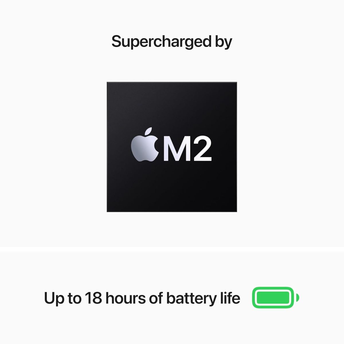2022 Apple MacBook Air Laptop with M2 chip: 13.6-inch Liquid Retina Display, 16GB RAM, 256GB SSD Storage, Backlit Keyboard, 1080p FaceTime HD Camera. Works with iPhone and iPad; Midnight - Image 3