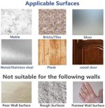 Misamo Enterprise PVC Wall Hooks, Pack of 15, Transparent - Image 9