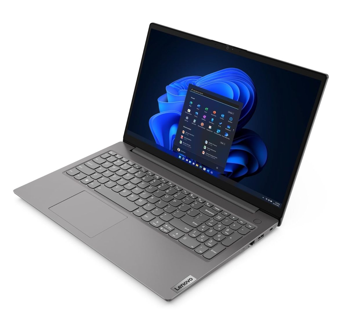 Lenovo V15 AMD Ryzen 7 7730U 15.6" (39.62cm) FHD 250 Nits Antiglare Thin and Light Laptop (Free MS Office) Lifetime (16GB/512GB SSD/Windows 11/Iron Grey/1.65 Kg) 1 Year Brand Warranty, 83CRA01SIN - Image 2
