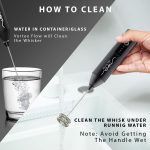 Nova Rechargeable Milk Frother & Coffee Whisker with Dual Spring Tech | 1 Year Replacement Warranty | Free Coffee Frothing Recipe Book - Image 5