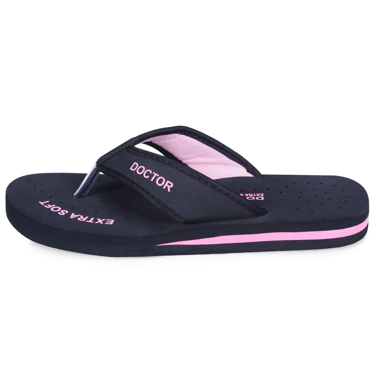 DOCTOR EXTRA SOFT Doctor Slippers for Women Orthopedic Diabetic Pregnancy Non Slip Lightweight Comfortable Flat Casual Stylish DR Chappals and House Flip flops For Ladies & Girl’s D-22 - Image 6