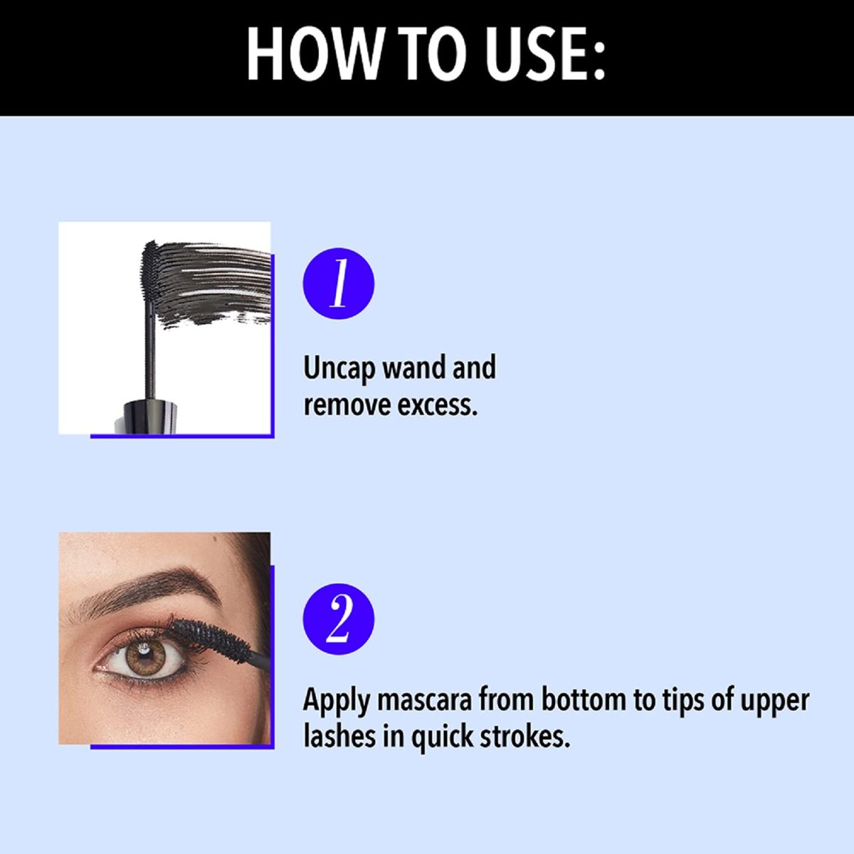 Blue Heaven Lash Twist Curling Mascara Waterproof Black | Quick Dry | No Clumping | Long Lasting Mascara for Women | 12ml - Image 4