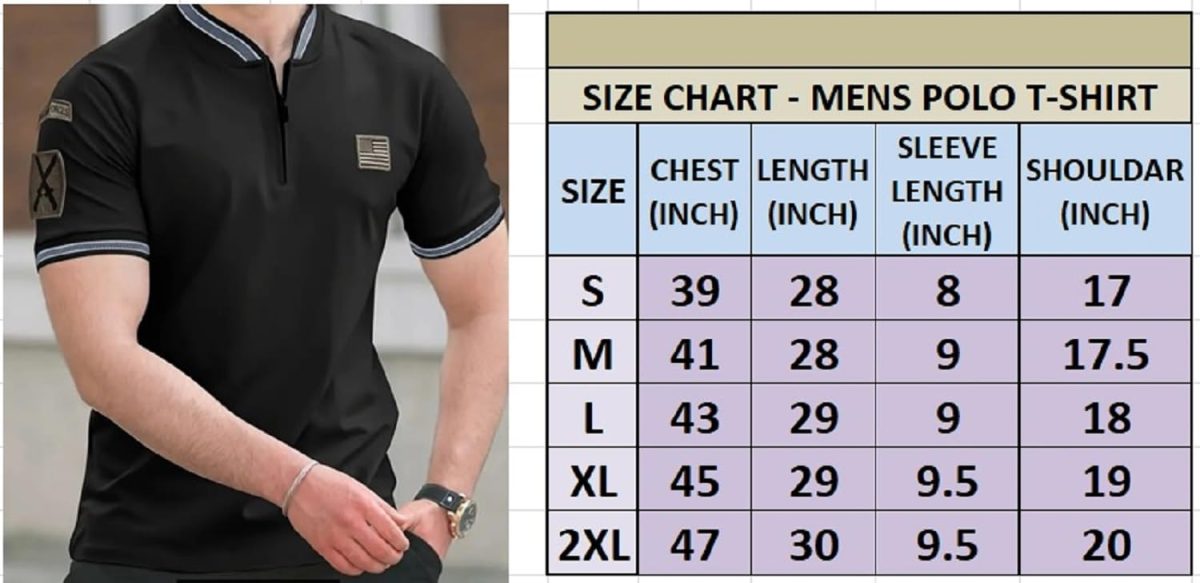 Lymio Men T-Shirt || T-Shirt for Men || Polo T Shirt || T-Shirt (Polo-51-54) - Image 5