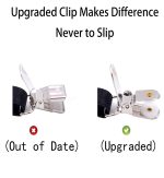 ILLUVA Shirt Stays, Shirt Garters Holders Keepers Belt for Man, Shirt Suspenders Tuckers with Non-Slip Heavy Duty Clips (O Shape), O-shape, One Size - Image 3