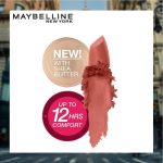 Maybelline New York Matte Lipstick, Intense Colour, Keeps Lips Moisturised, 657 Nude Nuance, Color Sensational Creamy Matte Lipstick, 3.9g - Image 3