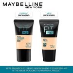 Maybelline New York Liquid Foundation, Matte & Poreless, Full Coverage Blendable Normal to Oily Skin, Fit Me, 128 Warm Nude, 18 ml - Image 2