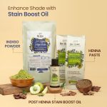 Nat Habit - Fresh Ready To Apply Henna Paste, Pre-Soaked in Black Tea and Herbs,100% Natural Rajasthani Henna, Imparts Rich Brown Shade (Pack of 2 x 220g) - Image 9