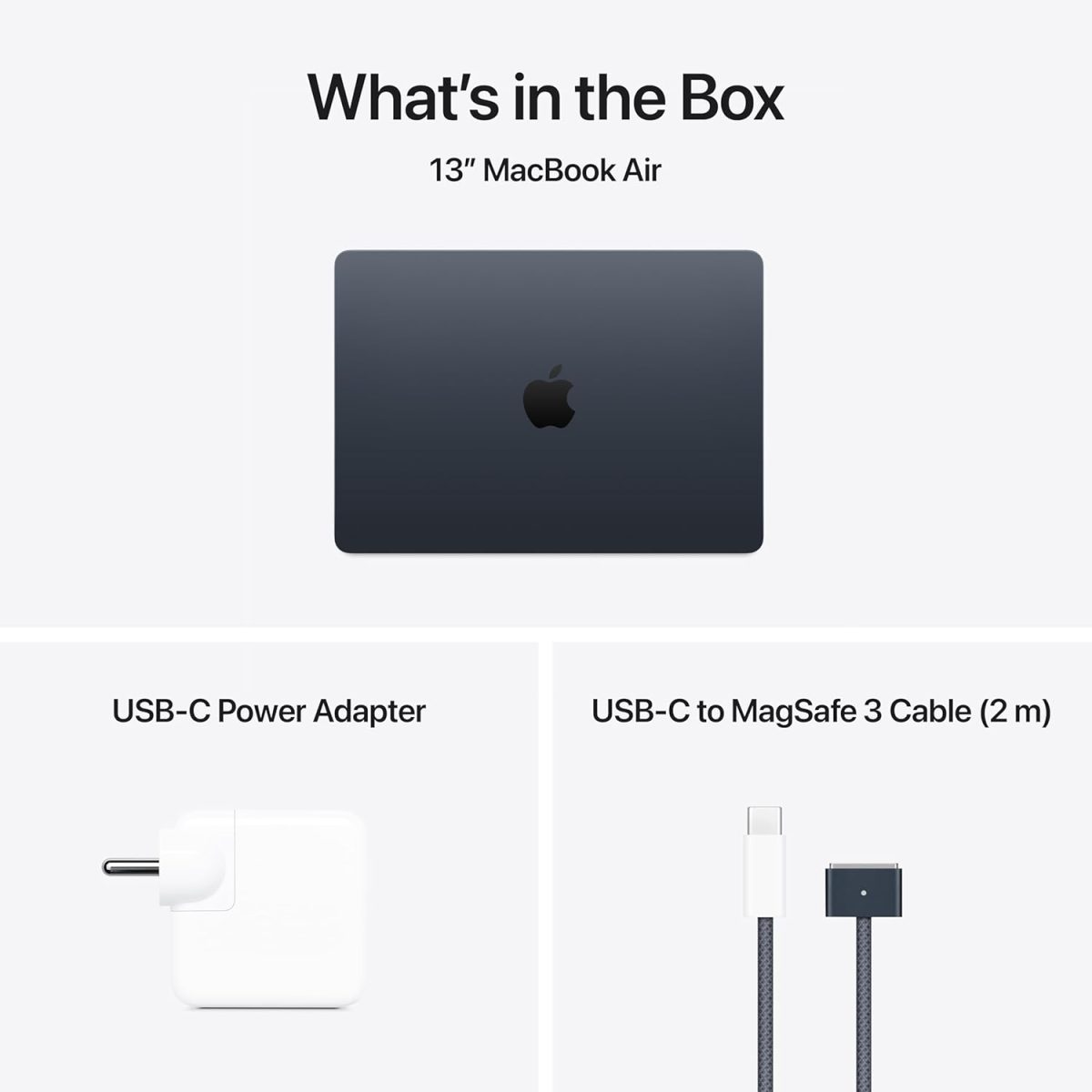 Apple 2025 MacBook Air (13-inch, Apple M4 chip with 10-core CPU and 8-core GPU, 16GB Unified Memory, 256GB) - Midnight - Image 6