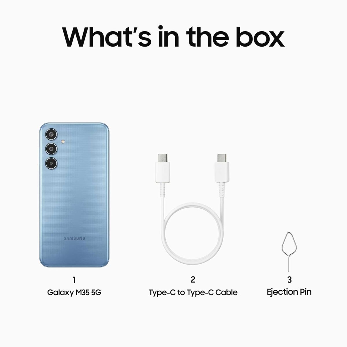 Samsung Galaxy M35 5G (Daybreak Blue,6GB RAM,128GB Storage)| Corning Gorilla Glass Victus+| AnTuTu Score 595K+ | Vapour Cooling Chamber | 6000mAh Battery | 120Hz Super AMOLED Display| Without Charger - Image 8