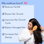 WishCare Hair Growth Serum Concentrate - 3% Redensyl, 4% Anagain, 2% Baicapil, Caffeine, Biotin & Rice Water - Advanced Hair Growth Serum for Hair Fall Control & Hair Growth 30ml - Image 5