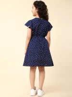 A.T.U.N. (ALL THINGS UBER NICE) Girls Skater Knee Length Casual Dress - Image 4