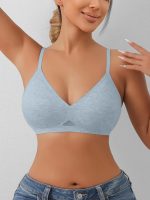 Celary Woman's Bra|| Lightly Padded Wirefree Bra|| with Removable Pad ||Smooth and Soft Cotton Blend Seamless Design||Ultra Lightweight - Image 6