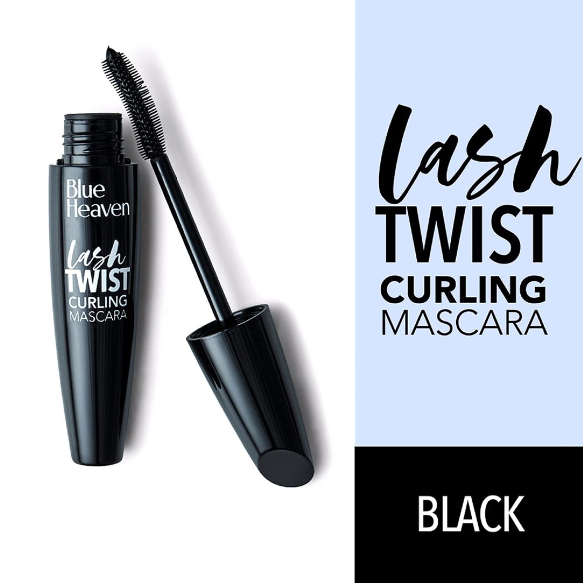 Blue Heaven Lash Twist Curling Mascara Waterproof Black | Quick Dry | No Clumping | Long Lasting Mascara for Women | 12ml - Image 2
