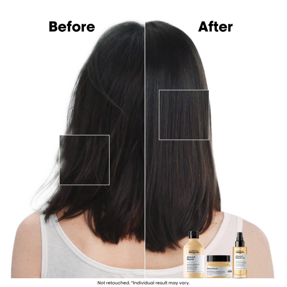 L'Oréal Professionnel Absolut Repair Shampoo for Dry & Damaged Hair - 300ml | Professional shampoo for Strengthening and Repairing Hair, With Protein & Omega-9, For Men & Women - Image 3