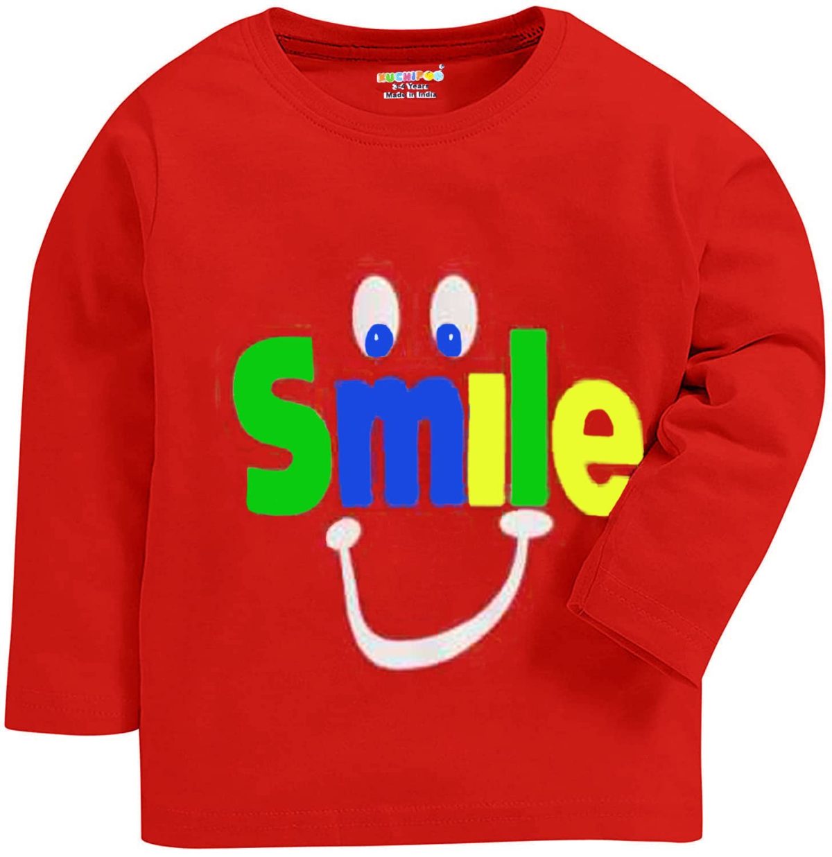 Kuchipoo Boys Full Sleeves Regular Fit Cotton T-Shirt - Image 3