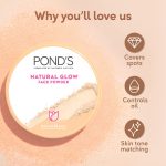 POND's Natural Glow Face Matte Powder For Normal Skin, Bb Glow - 30G, Pink - Image 3