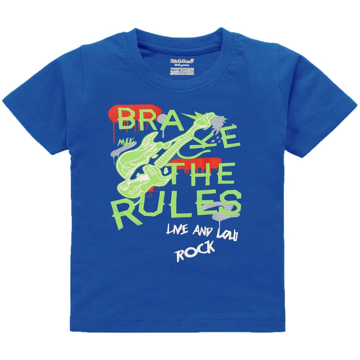 kiddeo Boys Cotton Halfseeve Tshirts (Pack of 5) - Image 4
