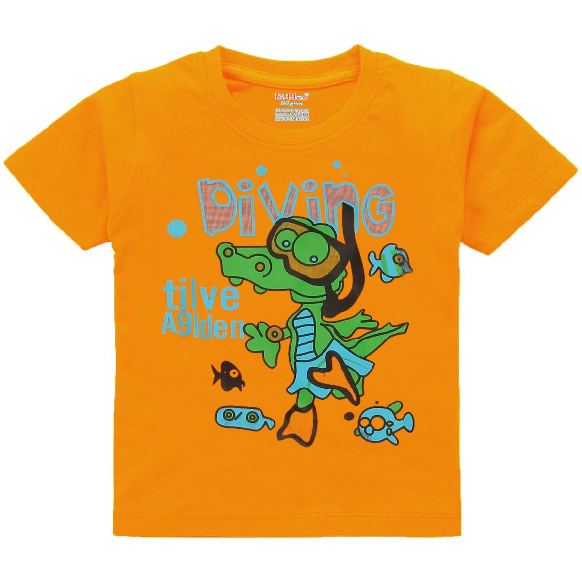 kiddeo Boys Cotton Halfseeve Tshirts (Pack of 5) - Image 3