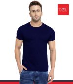Scott International T Shirt For Men | Plain Round Neck T Shirt | T-Shirt | Cotton Tshirt For Men | Men's T-Shirt | Tshirt For Men Stylish | T-Shirts For Men Regular Fit - Image 7