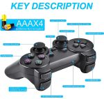RUG Wireless Console Retro Video Game for TV- 4K Ultra HD |Video Game | Gaming Console| Retro Game Stick |Built-in 21000 +TV Game with Games & 64Gb,Retro Game Console, Plug & Play Video TV Game 4K Ultra Games| 9 Emulators|Dual-Player Setup|2.4G Wireless Game Stick for all age Group easy to use roller BLACK. - Image 7