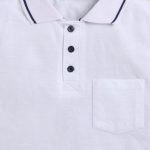 Hopscotch Boys Pink Solid Polo T-Shirt - Image 3