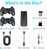 RUG Wireless Console Retro Video Game for TV- 4K Ultra HD |Video Game | Gaming Console| Retro Game Stick |Built-in 21000 +TV Game with Games & 64Gb,Retro Game Console, Plug & Play Video TV Game 4K Ultra Games| 9 Emulators|Dual-Player Setup|2.4G Wireless Game Stick for all age Group easy to use roller BLACK. - Image 9