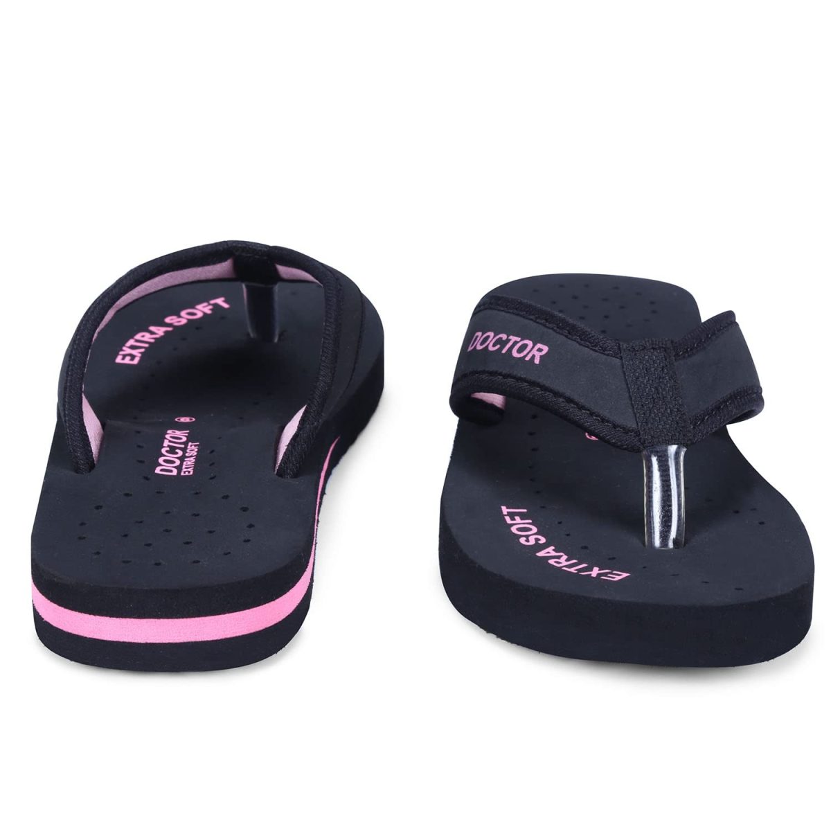 DOCTOR EXTRA SOFT Doctor Slippers for Women Orthopedic Diabetic Pregnancy Non Slip Lightweight Comfortable Flat Casual Stylish DR Chappals and House Flip flops For Ladies & Girl’s D-22 - Image 5
