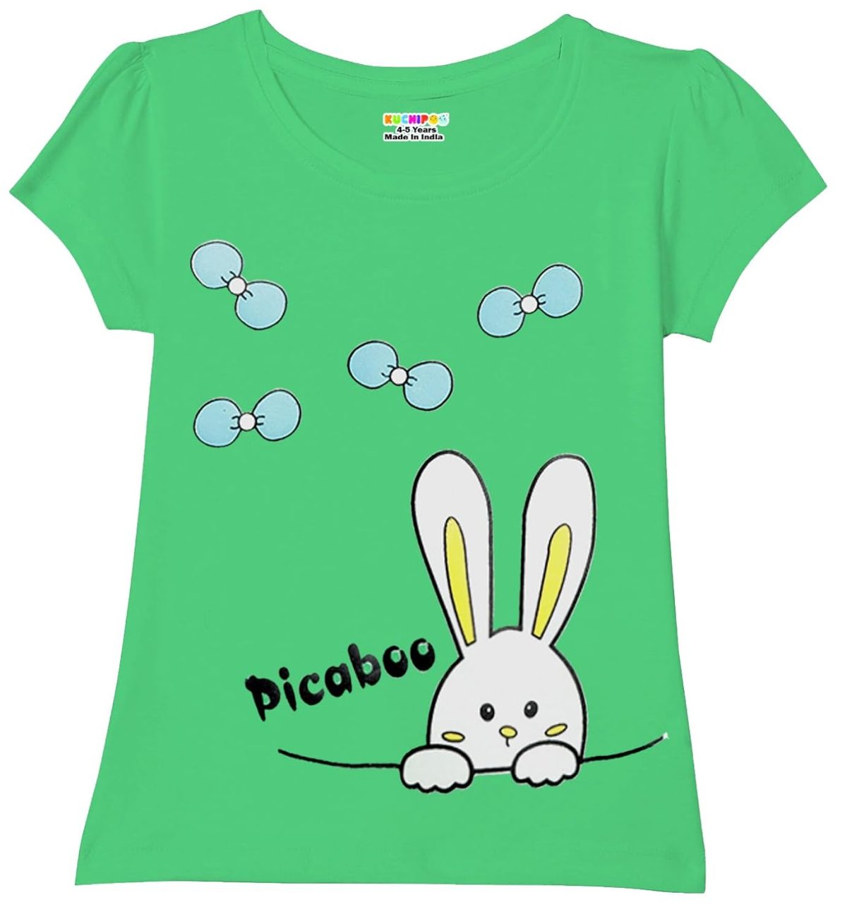 Kuchipoo Girls Regular Fit Cotton T-Shirt - Image 6