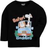 Kuchipoo Boys Full Sleeves Regular Fit Cotton T-Shirt - Image 5
