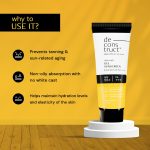 Deconstruct Face Gel Sunscreen SPF 50 + and PA+++ | Gel based sunscreen for oily, combination skin, normal skin | Broad spectrum sunscreen, No White Cast, Lightweight - 50g - Image 2