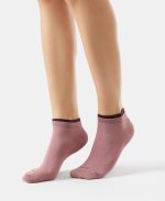 Jockey 7491 Women's Compact Cotton Stretch Solid Low Show Modern Socks with Stay Fresh Treatment (Pack of 2) - Image 3