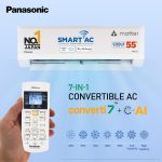 Panasonic 1.5 Ton 3 Star Premium Wi-Fi Inverter Smart Split AC (Matter Enabled, Higher Airflow, Copper Condenser, 7in1 Convertible, True AI, 2-Way, PM 0.1 Filter, CS/CU-SU18AKY3W, White) - Image 8