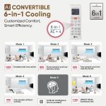 LG 1.5 Ton 3 Star DUAL Inverter Split AC (Copper, AI Convertible 6-in-1, VIRAAT Mode, Diet Mode+, Faster Cooling & Energy Saving, HD Filter with Anti-Virus Protection, US-Q18JNXE, White) - Image 7