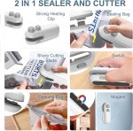 Wazdorf Sealing Clip - Portable Mini Sealing Machine Handheld Packet Sealer for Food, Snacks, Chips, Fresh Storage, Plastic Bag Sealing Machine - Image 6