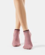 Jockey 7491 Women's Compact Cotton Stretch Solid Low Show Modern Socks with Stay Fresh Treatment (Pack of 2) - Image 4