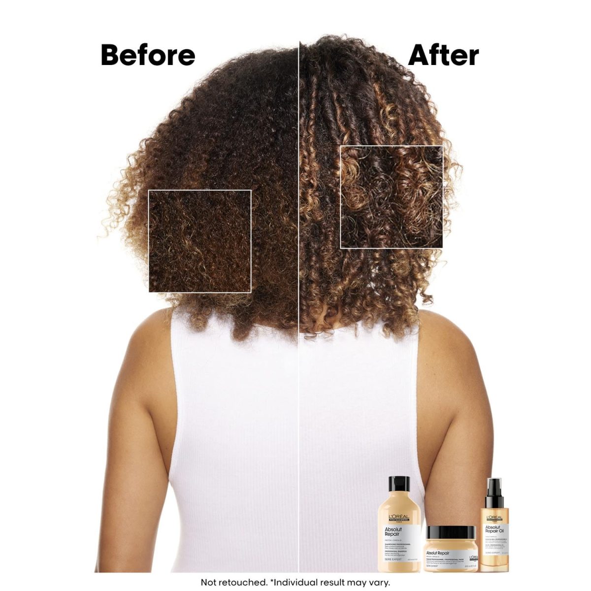 L'Oréal Professionnel Absolut Repair Shampoo for Dry & Damaged Hair - 300ml | Professional shampoo for Strengthening and Repairing Hair, With Protein & Omega-9, For Men & Women - Image 4