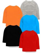Kuchipoo Boys Full Sleeves Regular Fit Cotton T-Shirt - Image 2