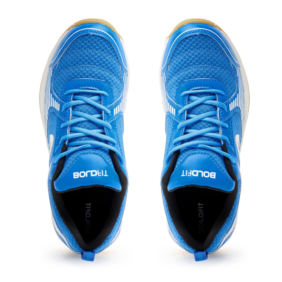 Boldfit Badminton Shoes Shuttle Non Marking Shoes for Badminton Men Light Badminton Shoes for Women & Badminton Shoes Men Breathable Non Marking Shoes for Badminton Anti Skid Pickleball Shoes Blue - Image 6