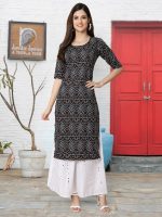 7Threads Women's Crepe Printed Kurta|| Kurta for Women|| Kurta|| Women's Kurta||Women Kurti ||Pack of-6 - Image 2