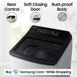 Samsung 8 kg, 5 star, Eco Bubble Tech, Digital Inverter Motor, Soft Closing Door, Fully-Automatic Top Load Washing Machine (WA80BG4441BGTL, Light Gray) - Image 6