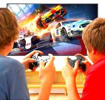 RUG Wireless Console Retro Video Game for TV- 4K Ultra HD |Video Game | Gaming Console| Retro Game Stick |Built-in 21000 +TV Game with Games & 64Gb,Retro Game Console, Plug & Play Video TV Game 4K Ultra Games| 9 Emulators|Dual-Player Setup|2.4G Wireless Game Stick for all age Group easy to use roller BLACK. - Image 3