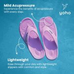 YOHO Drizzle Soft Slippers for Women | Mild Acupressure | Lightweight - Image 3