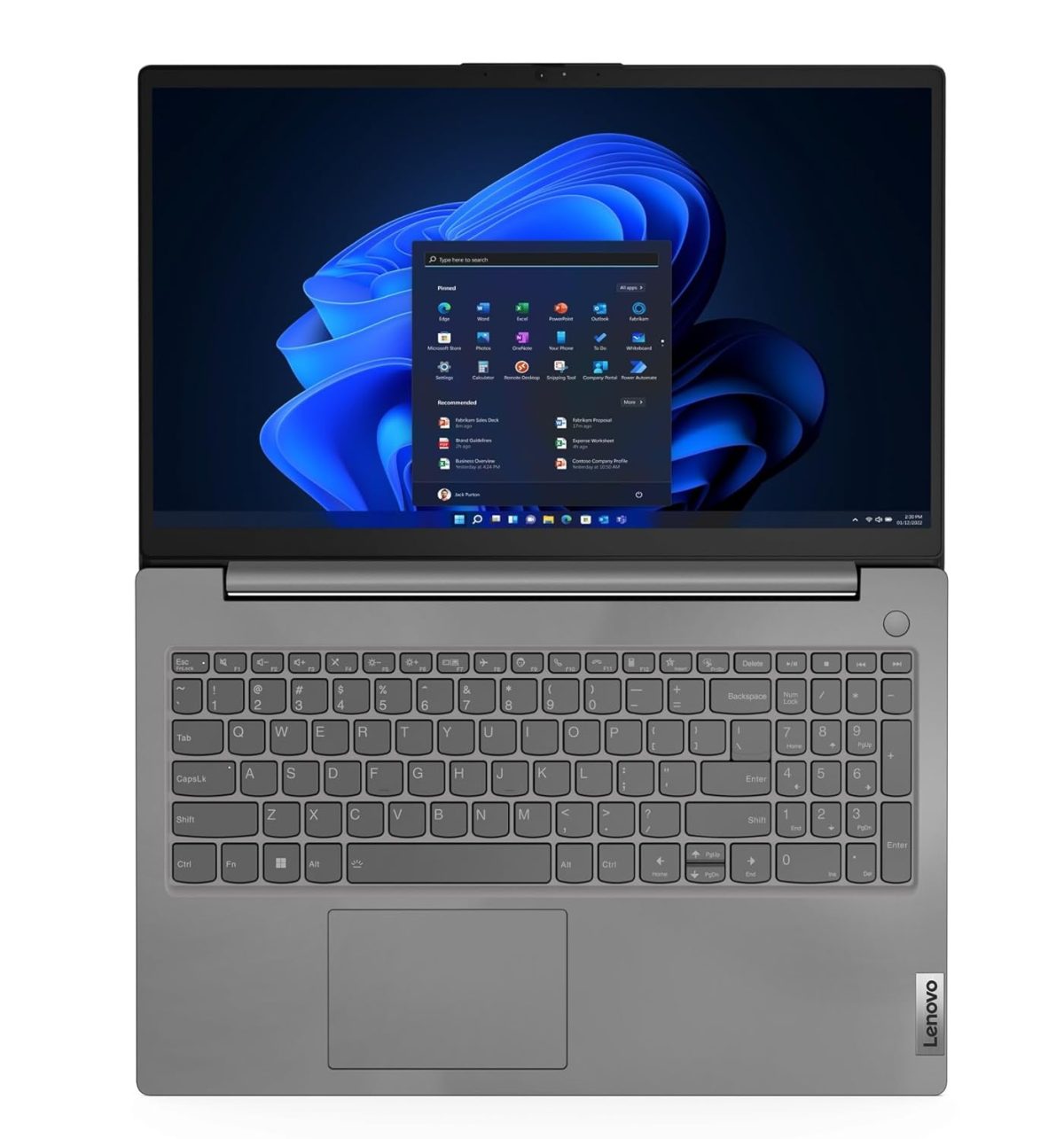 Lenovo V15 AMD Ryzen 7 7730U 15.6" (39.62cm) FHD 250 Nits Antiglare Thin and Light Laptop (Free MS Office) Lifetime (16GB/512GB SSD/Windows 11/Iron Grey/1.65 Kg) 1 Year Brand Warranty, 83CRA01SIN - Image 3
