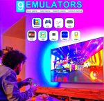 RUG Wireless Console Retro Video Game for TV- 4K Ultra HD |Video Game | Gaming Console| Retro Game Stick |Built-in 21000 +TV Game with Games & 64Gb,Retro Game Console, Plug & Play Video TV Game 4K Ultra Games| 9 Emulators|Dual-Player Setup|2.4G Wireless Game Stick for all age Group easy to use roller BLACK. - Image 6